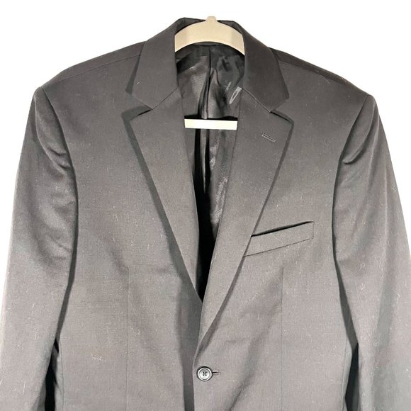 Pronto Uomo grey 2 button blazer suit jacket men’s 38 long - Picture 5 of 14